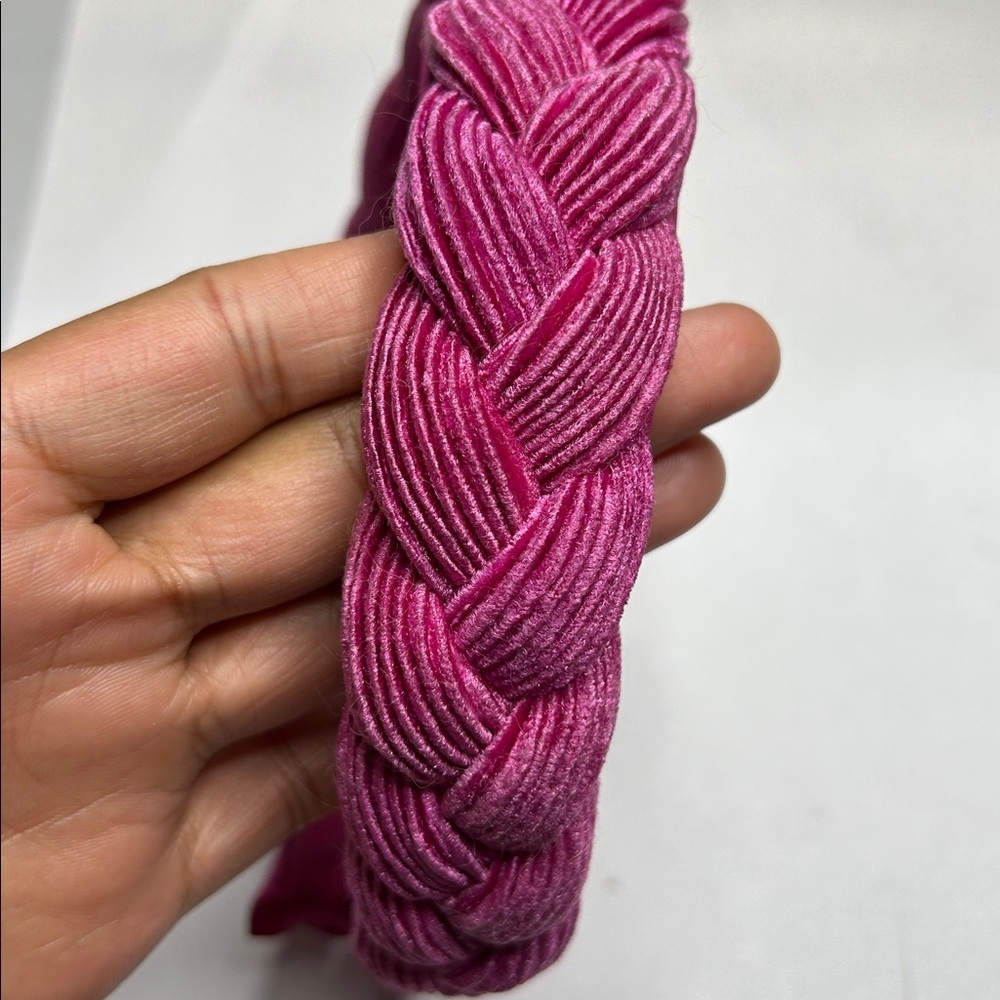 Pink Braided Headband - Picture 4 of 6